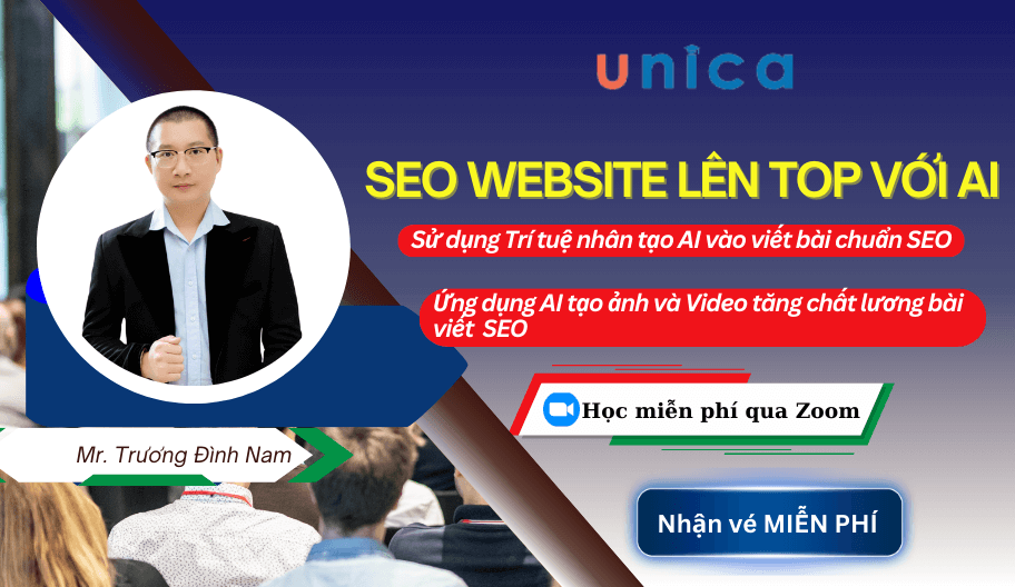 Tăng hạng website với A.I - Khóa học SEO